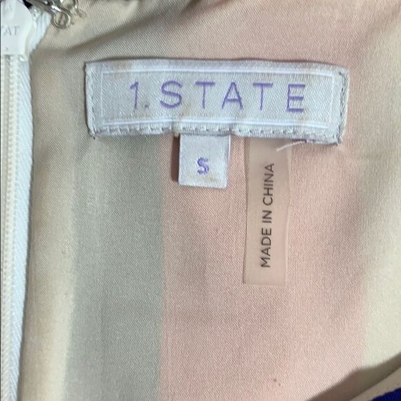 1.State Striped Color Block Dress Size S - Picture 3 of 4